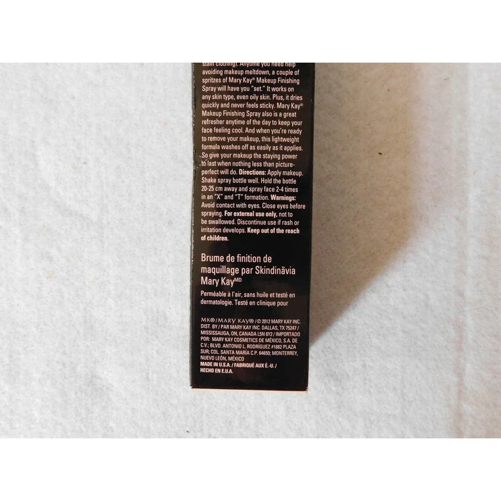 Mary Kay Makeup Finishing Spray Style 060794 Full Size 2 Fl Oz New In Box